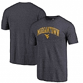 West Virginia Mountaineers Fanatics Branded Navy Hometown Arched City Tri Blend T-Shirt,baseball caps,new era cap wholesale,wholesale hats